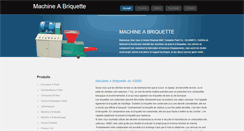 Desktop Screenshot of machineabriquette.com